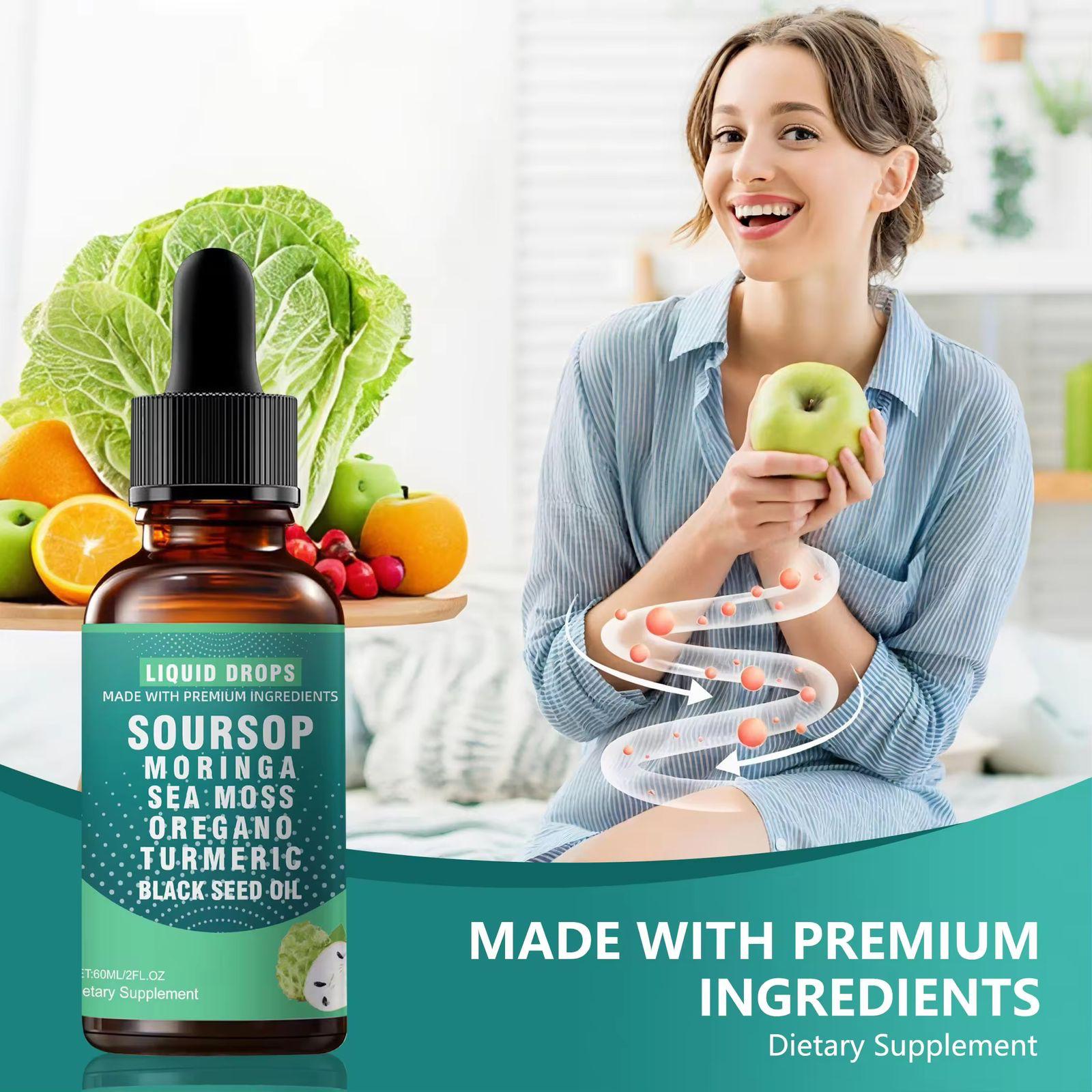 Soursop, Moringa & Sea Moss Liquid Drops