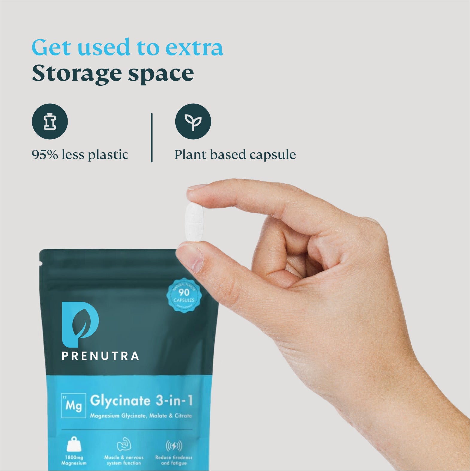 Magnesium Glycinate Complex – 90 Capsules