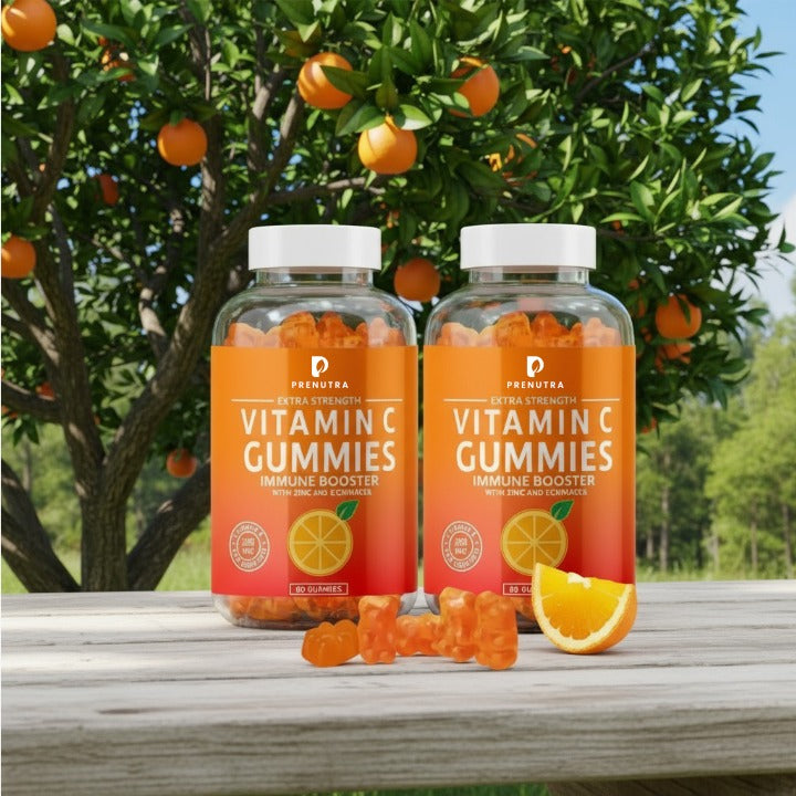 Organic Vitamins C   Gummies with Zinc for Immune Support Booster Supplement for Adults and Kids - Healthcare - Dietary Fitness Edible Naturals Acid