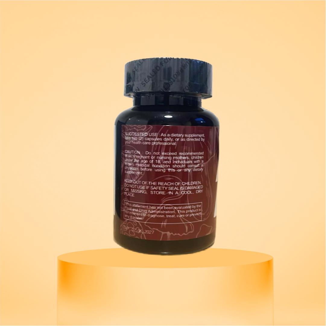 Lions Mane, Turkey Tail, Reishi, Cordyceps, Chaga, Ashwagandha, Ginger, Rhodiola Rosea & Panax Ginseng,All in One Supplement. Healthcare Natural Dietary Fitness