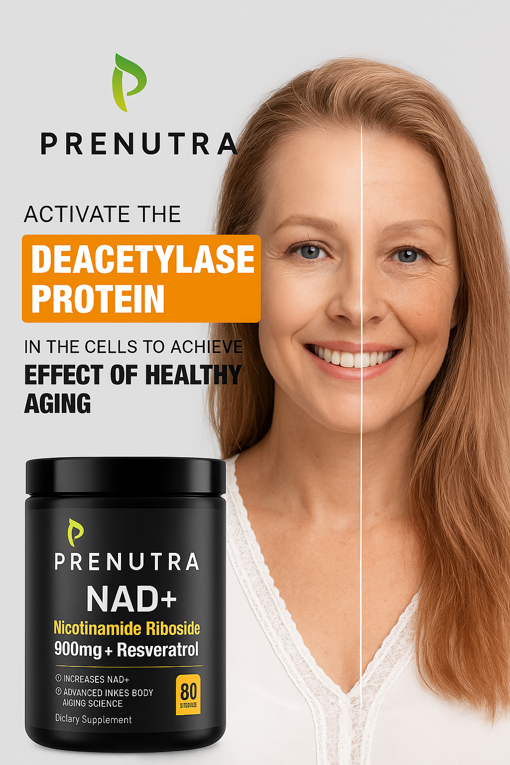 Liposomal NAD+ Supplement,Nicotinamide Riboside Capsules,NAD+ Energy Booster