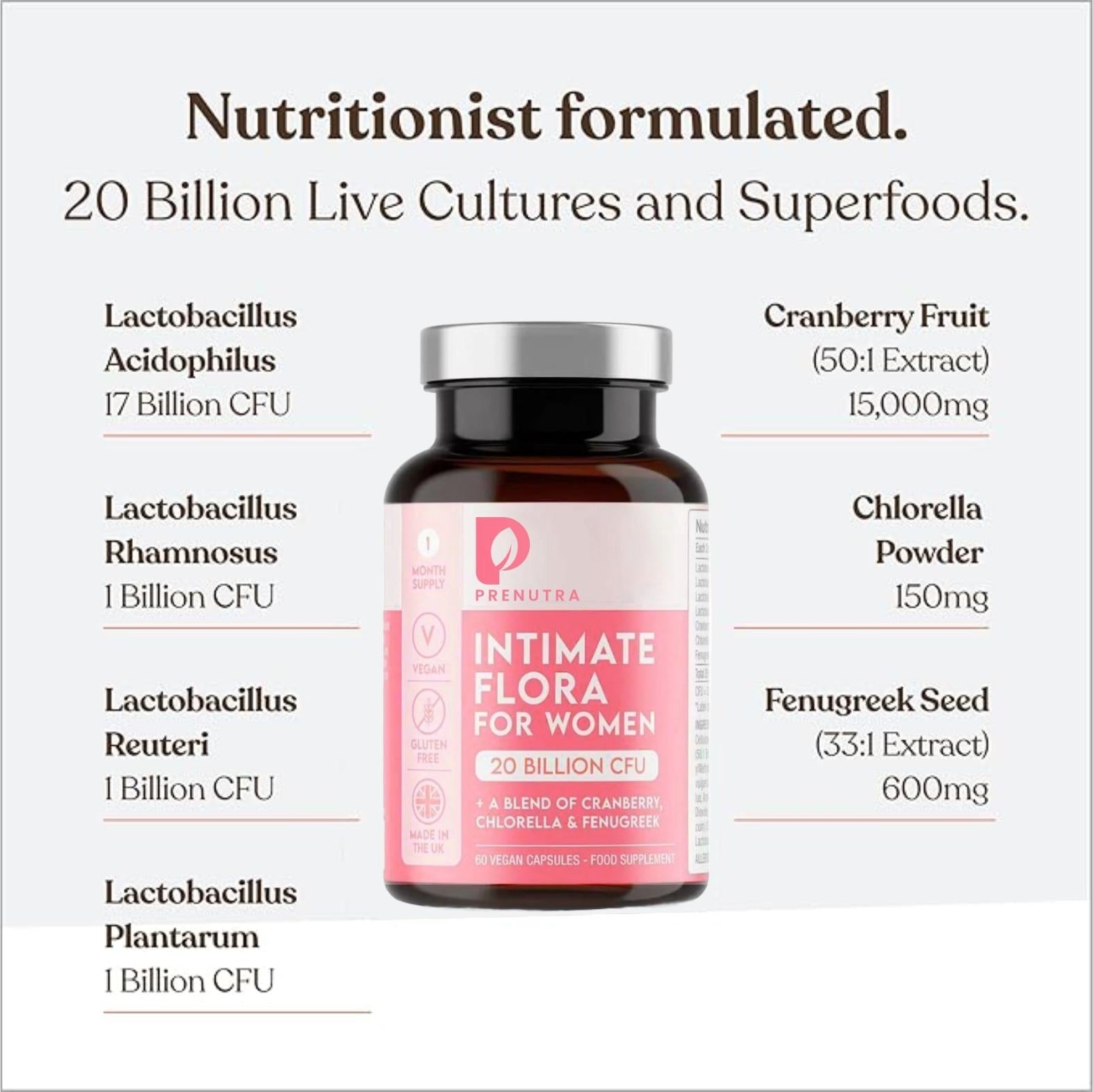 Prenutra™ intimate Flora For women  formula