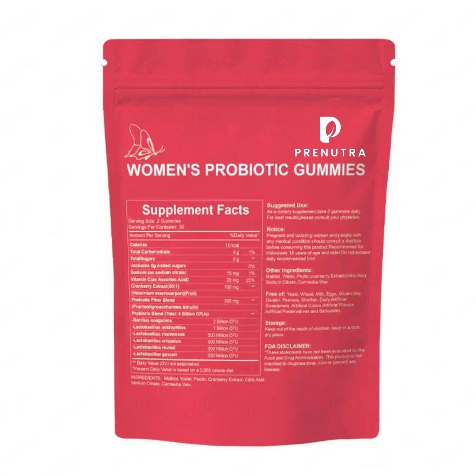Prenutra Women's Probiotic Gummies 