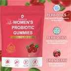 Prenutria Women's Probiotic Gummies with cranberry flavor 
